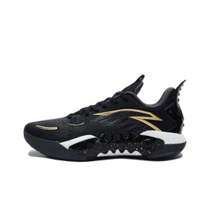 Anta Shock Wave 5 V2 Pro Basketball Shoes Black UK | 834CHGDOM