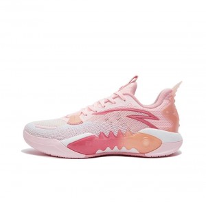 Anta Shock Wave 5 V2 Pro Basketball Shoes Pink UK | 345ZLMTOJ