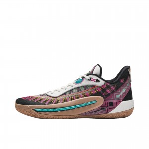 Anta Shock Wave 6 Pro Basketball Shoes Brown UK | 623UIOFHT