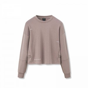 Anta Sweatshirts Grey Pink UK | 139UBOSAM