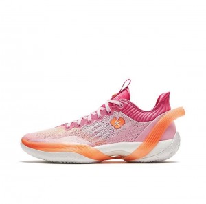 Anta Three-Point Rain 1 Sneakers Pink UK | 183GBZFRQ