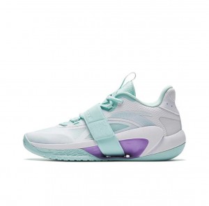 Anta Three-Point Rain Lite Sneakers White / Green UK | 286XMVNTO