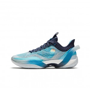 Anta Three-Point Rain Sneakers White / Blue UK | 105JAWKMH