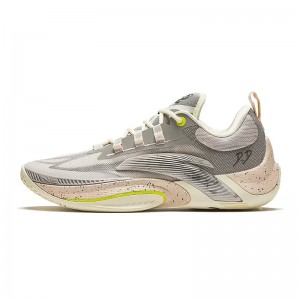 Anta Donte DiVincenzo x Anta Instant ZAP 1 - White Chocolate Basketball Shoes Light Grey UK | 592SNEHMX