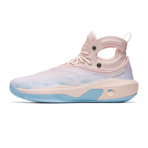Anta Klay Thompson KT8 "LA Skyline" Basketball Shoes Pink UK | 807QYVXCJ